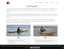 Tablet Screenshot of cnckayaks.com